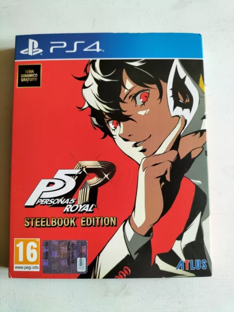 Persona 5 Royal Launch Edition Steelbook PAL ITA RARISSIMA!! PS4 PlayStation 4