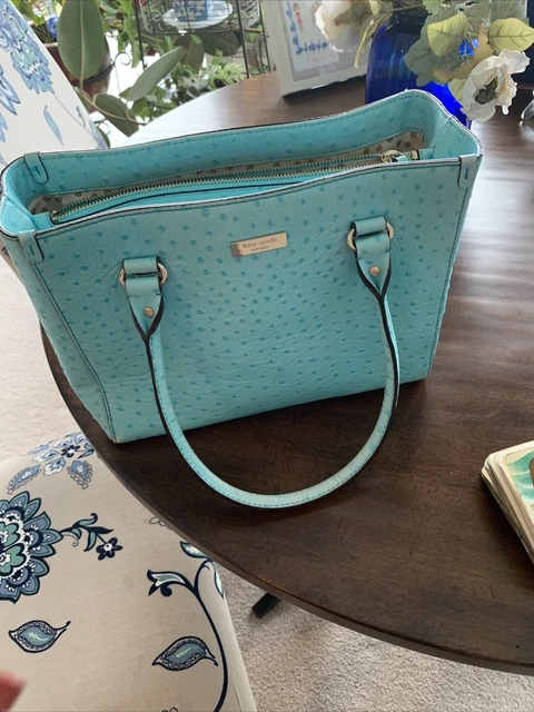 Kate Spade aqua tote handbag