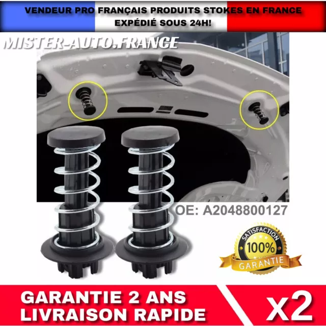 2 Ressort Capot de Voiture✅Compatible pour Mercedes W204 X204 C300 C350 C63 GLK3