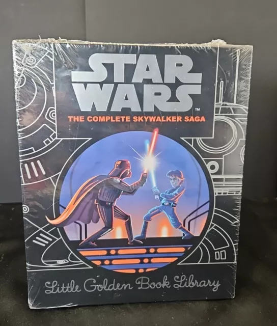 The Complete Skywalker Saga: Little Golden Book Library (Star Wars) Books Bundle