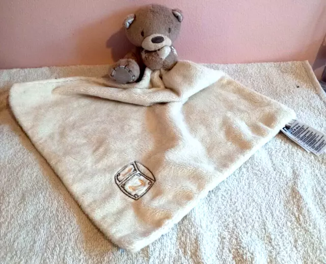Mothercare Teddy Bear Snuggle Blanket Baby Comforter Comfort Blanket Toy