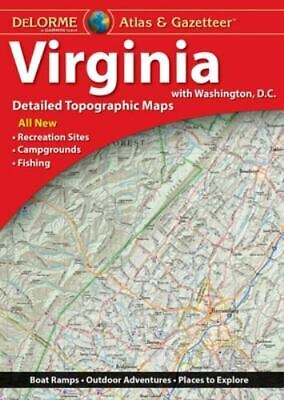 Virginia Atlas and Gazetteer (2018, Trade Paperback)