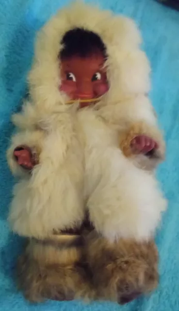 Vintage Regal Eskimo Doll 1960's Made In Canada
