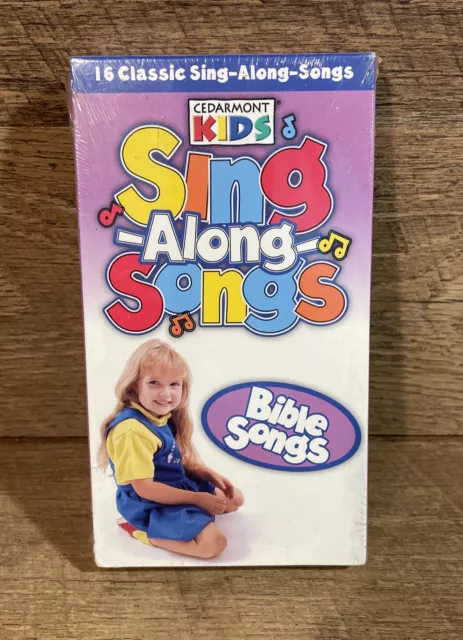 CEDARMONT KIDS SING Along Songs Bible Songs VHS Tape 2001 Sealed $8.06 ...