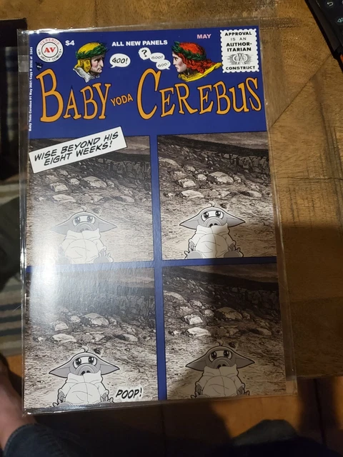 Baby Yoda Cerebus #1 Aardvark Vanaheim Dave Sim