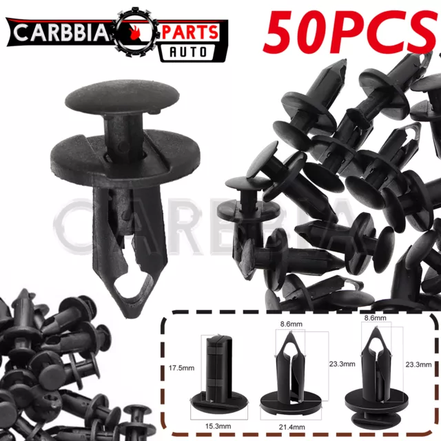 50pcs Retainer Clips Screw For Saturn Ford Chrysler Dodge Jeep Plymouth Lincoln