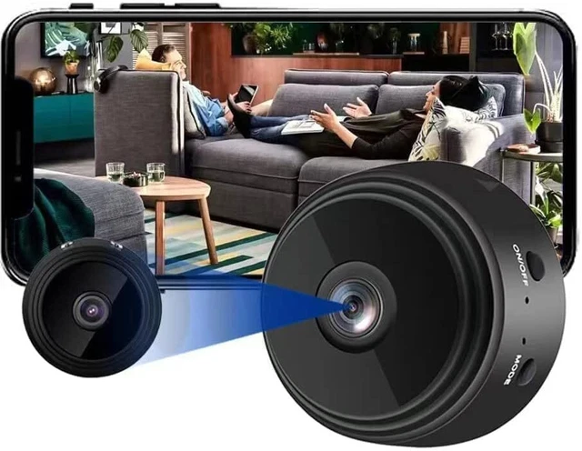 Mini caméra Espion Mini Camera Espion sans Fil 1080p Full HD Caméra de Survei...