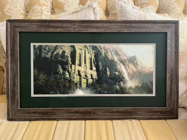 Custom Framed Art Print Of Kingdom Of Erabor From “The Hobbit”