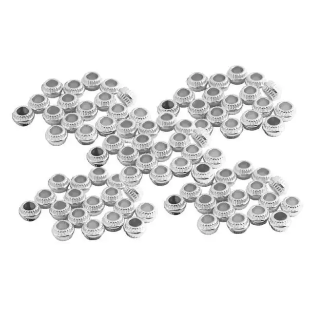 200pc tibetische antike große Loch Spacer Perlen für DIY Schmuck Halskette