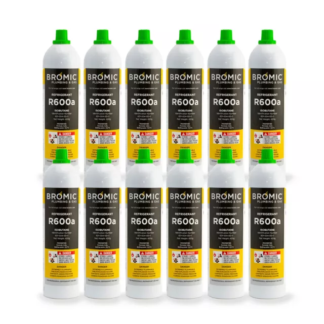 PERTH ONLY - Bromic R600a Isobutane Disposable Refrigerant Gas 420g 1811227