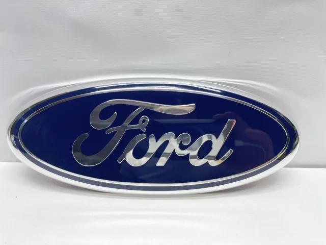 Emblème Ford 9 pouces logo ovale bleu calandre/insigne de hayon emblème...