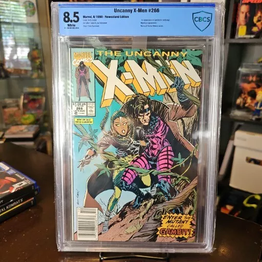 The Uncanny X-Men Vol 1 #266 Marvel CGC 8.5 VF+ (1990) NEWSSTAND