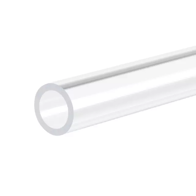 Acrylic Pipe Rigid Round Tube Clear 12mm(1/2") ID 16mm(5/8") OD 305mm(12")