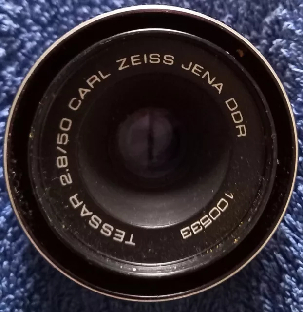 Vintage Carl Zeiss Jena DDR Tessar 2.8/50 Camera Lens