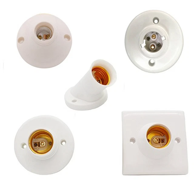 Gaetooely Adattatore Portalampada Da B22 A E14 – Argento, Convertitore Semplice