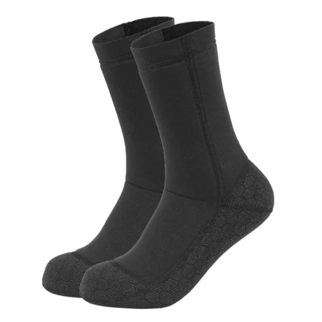 3MM Neoprene Wetsuit Socks Warm  Diving Socks Winter Beach Booties R8U5