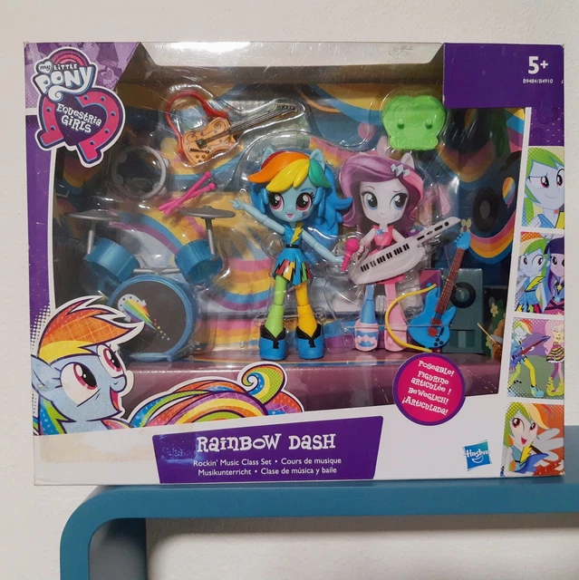 MY LITTLE PONY Equestria Girls Minis Rainbow Dash 2015 NIB Rockin Music ...