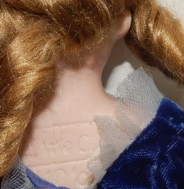 Louis Wolf & Co. Bisque Porcelain Cloth Body 14" Doll 6