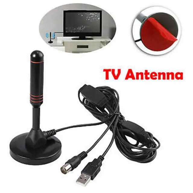 TV Antenna DVB-T Indoor Outdoor Digital HD Freeview Aerial Ariel High Definition