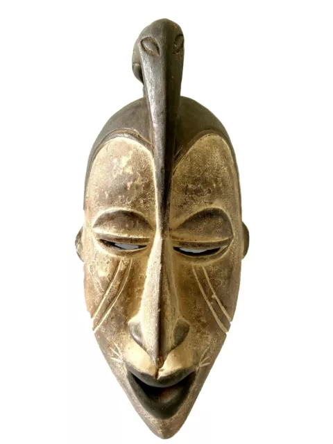 # 2071 Superb African Igbo Mask Nigeria 15.5 " H