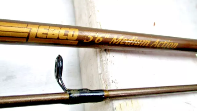 Pair of Vintage Zebco Centennial 5'6 2pc Fishing Rods, Model 6100 With  Broken/ Repaired Tip Good Shape, Model 4060 in Excellent Condition 