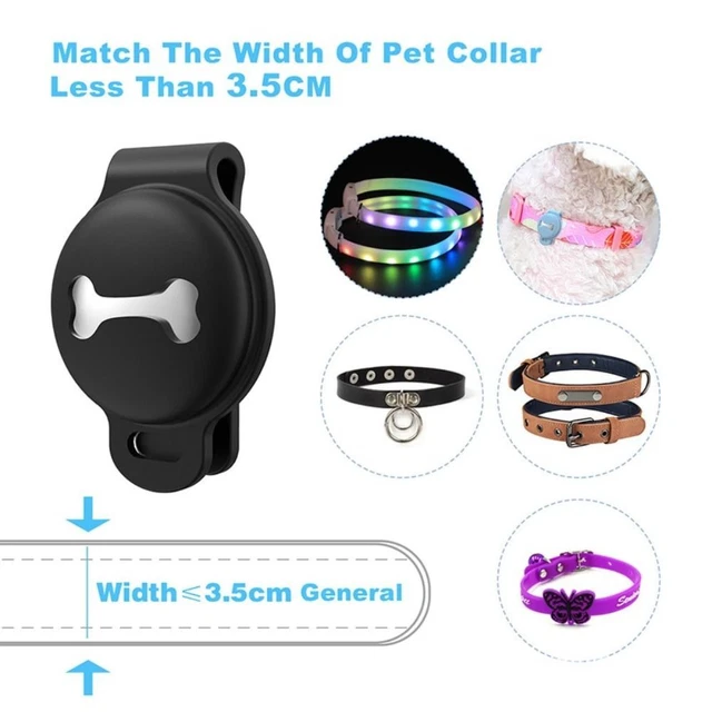 Dog Collar Dog Bones Silicone Protective Sleeve Pets Accessories Pet Tracker