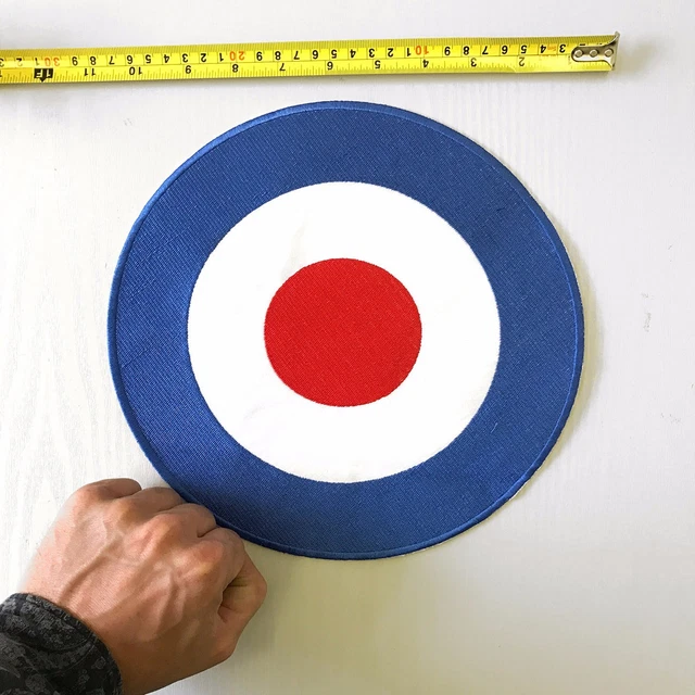 EXTRA LARGE RETRO Mod Target Raf Roundel Sew On Parka Patch £8.00 ...