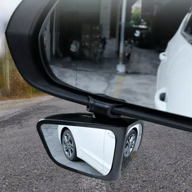 360 Degree Rotatable Adjustable Car Blind Spot Mirror Wide Angle ReversingMirror