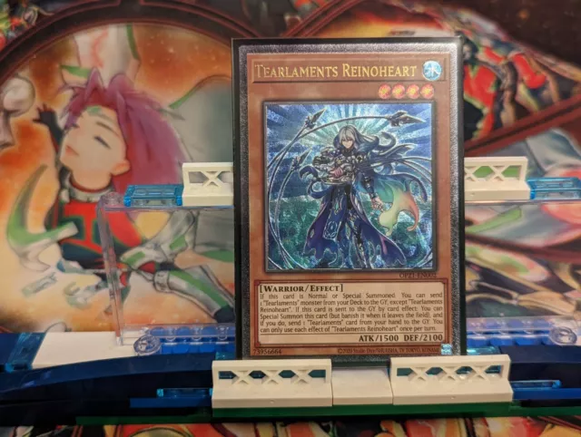 GERMAN YUGIOH TEARLAMENTS Reinoheart OP21-EN002 Ultimate Rare Nm