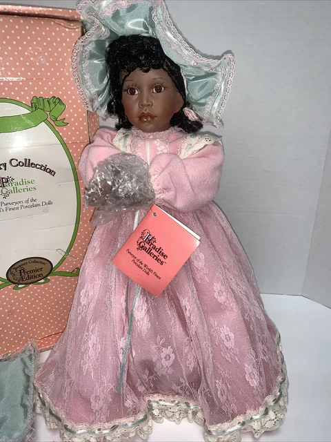 Treasury Collection Paradise Galleries Porcelain Doll  African American
