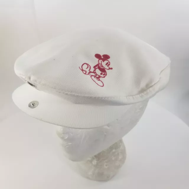 WALT DISNEY GOLF Cap Hat Newsboy Embroidered Mickey Made in the USA VTG ...