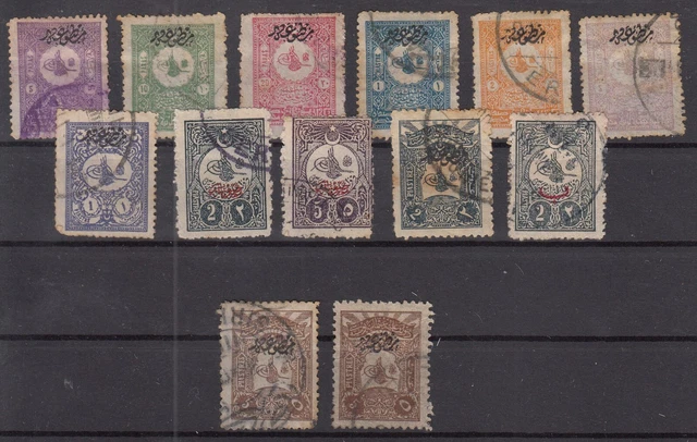 Ia15224/ Turkey – 1901 / 1908 Used Semi Modern Selection – Cv 200 $