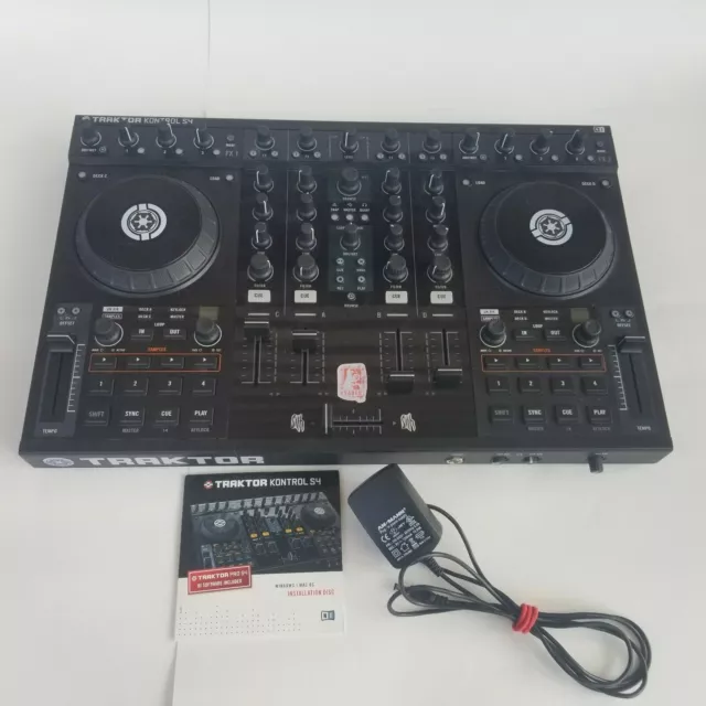 Native Instruments Traktor Kontrol S4 DJ Controller Midi Turntable