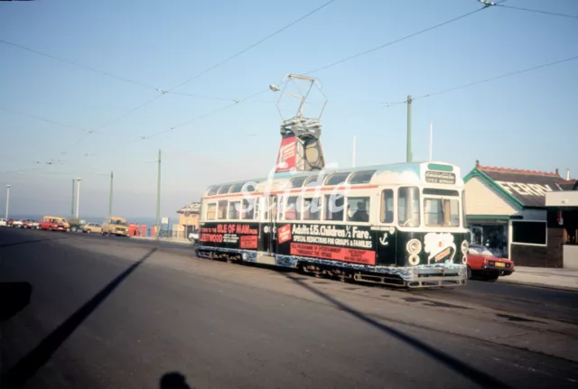 Blackpool Twincar Tram 679 Fleetwood 1989 Original Slide+Copyright