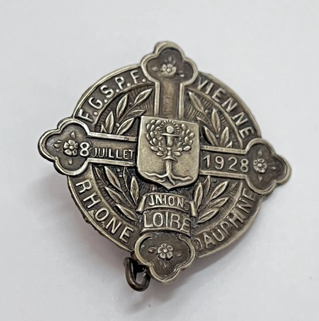 Badge 8 July 1928 Union Loire Rhone Dauphine .Ref70482
