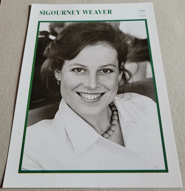 SCHAUSPIELERIN SIGOURNEY WEAVER Portrait StarFoto / Sammelbild