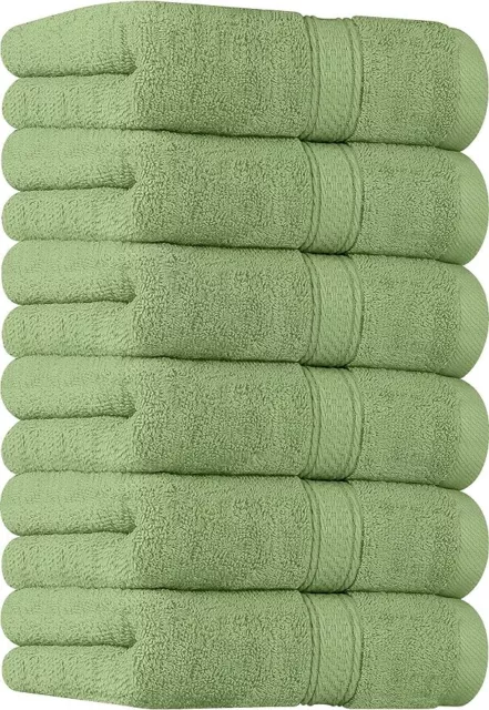 Premium Hand Towels 100% Combed Ring Spun 600 GSM Extra Large16x28 Utopia Towels 3