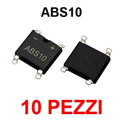 2 pezzi PONTE RADDRIZZATORE B125S 1A 250V  SMD  package  DBS 