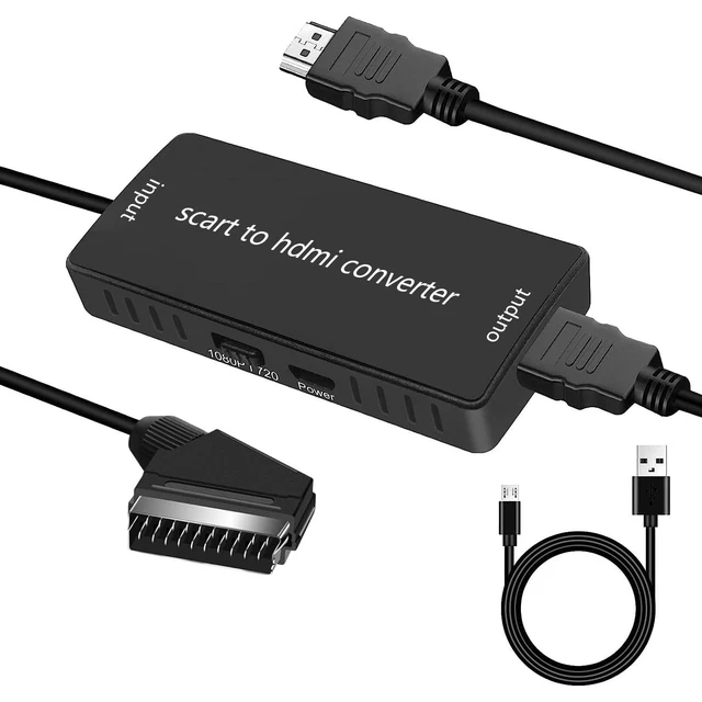 Conectores Antena Tv Vivanco SCART-Kabel Y-Adapter IN/OUT Verteiler Splitter 1x The Witcher El Viejo Mundo - Foto 14