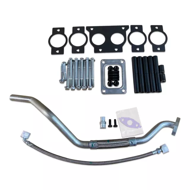 Turbo And Manifold Installation Kit For Cummins ISX CM570 For A T6 Manifold