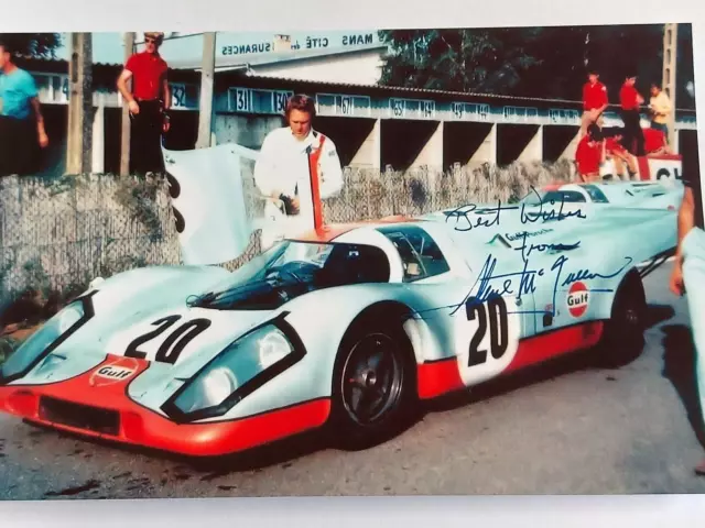 "Steve Mcqueen" Le Mans, Motorsport .6"X4" Photgraph, Rare!!