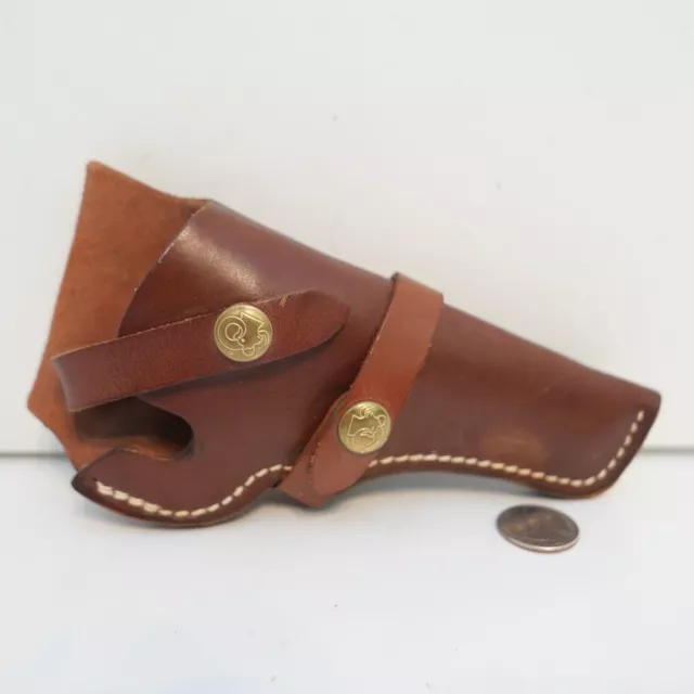 VINTAGE BLACK SHEEP Brand Model 4418 Brown Leather Holster, RH