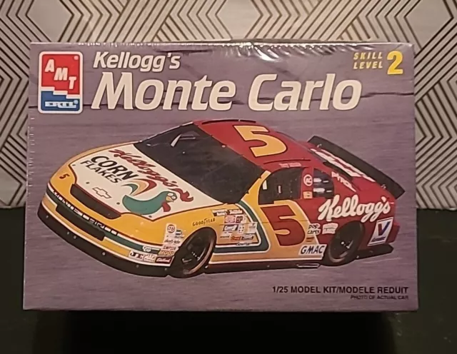 Sealed 1995 ERTL AMT 1/25 Model Kit #5 Kellogg’s Monte Carlo 8187