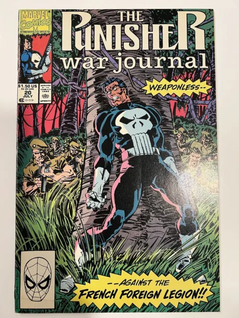 Punisher War Journal #20 (1988 Series) Direct Vol. 1 Marvel Comic Book July 1990