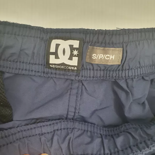 DCShoes Mens Navy Swim Shorts Sz S 3