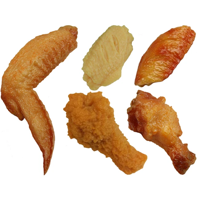5 pezzi simulato gambe di pollo e finte food model per decorazioni cucina