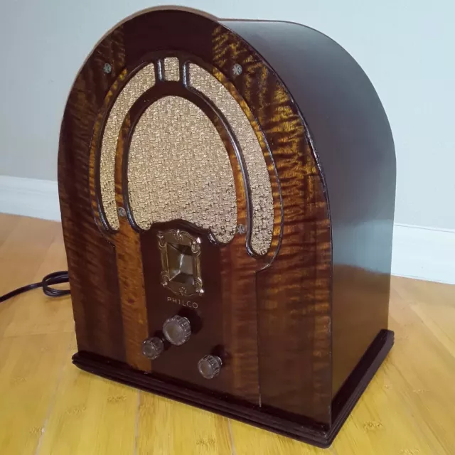 Beautiful Vintage Philco 89 Cathedral Tube Radio - Restored as Bluetooth Radio