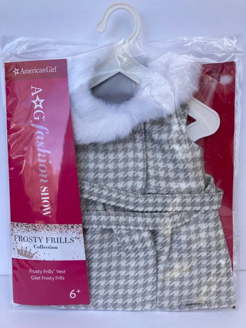 American Girl Fashion Show Frosty Frills Vest  for 18" Dolls NIP
