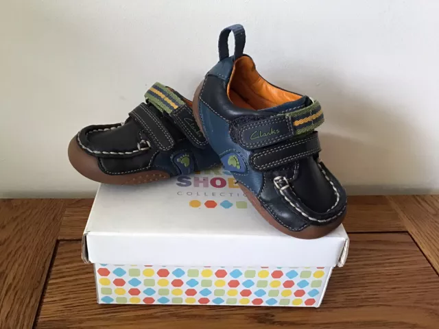 Clarks Baby Boys First Shoes Size U.k 4 F