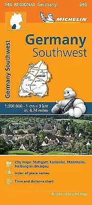 Germany Southwest - Michelin Regional Map 545 - 9782067183667